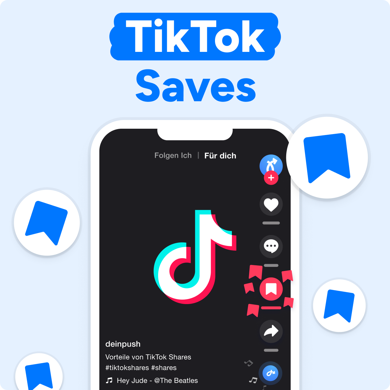 TikTok Saves kaufen Mockup
