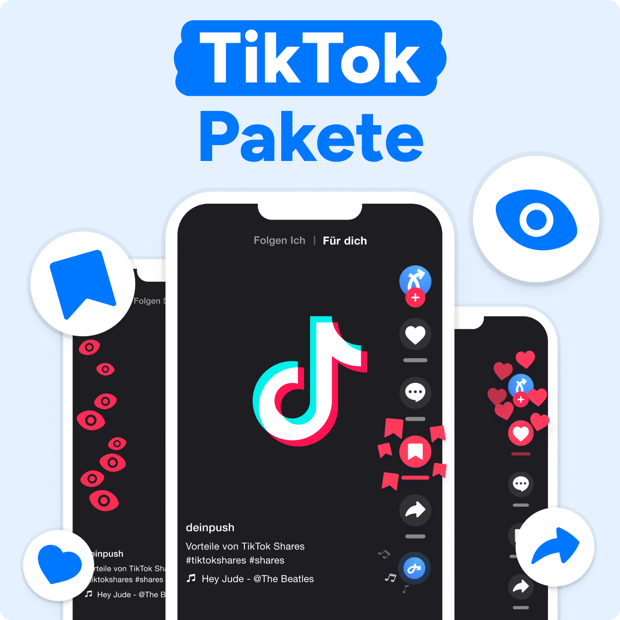 TikTok Pakete kaufen Mockup